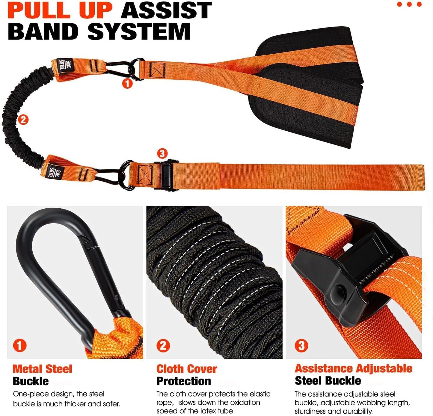 🔥Heavy-duty Pull Up Workout Band