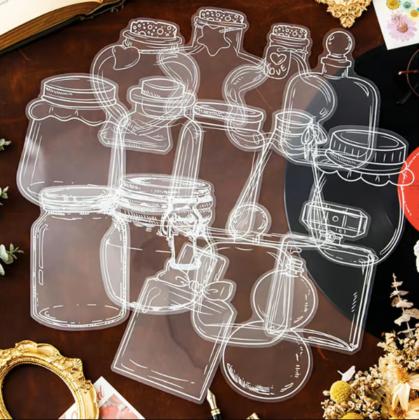 🔥🎉Transparent Dried Flower Bookmarks Kit